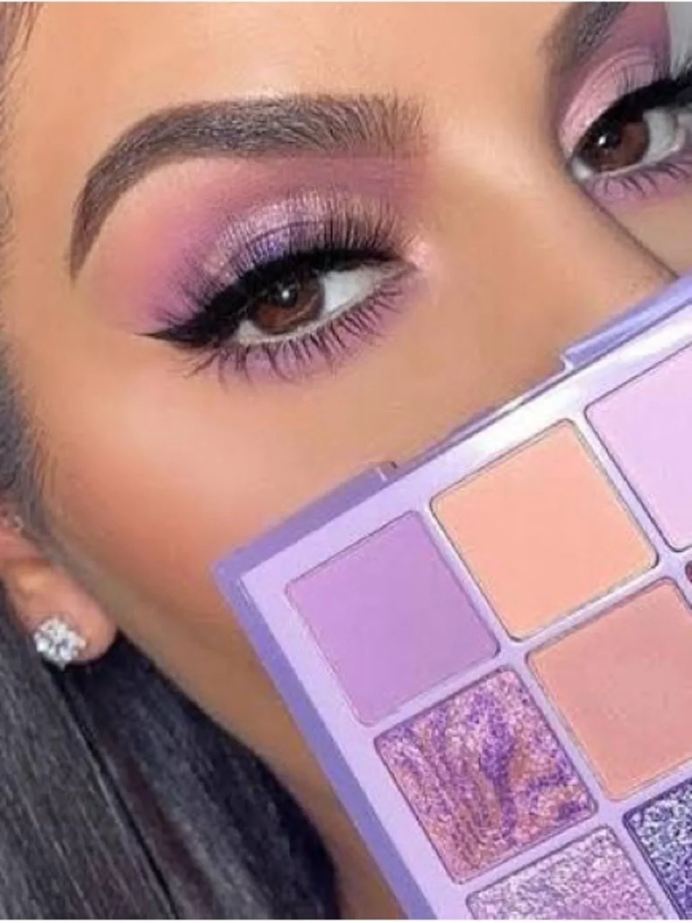 Huda Beauty Pastel Obsession 9 Pan Eyeshadow Palette #Lilac